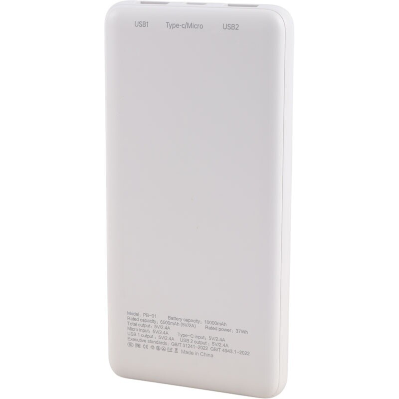 پاور بانک اوفی PB-01 12W ظرفیت 10000 میلی آمپر ساعت
