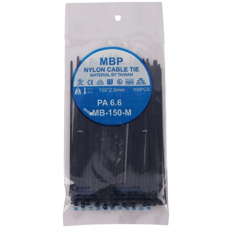 بست کمربندی MBP MS-150-M 2.5*150mm بسته 100 عددی