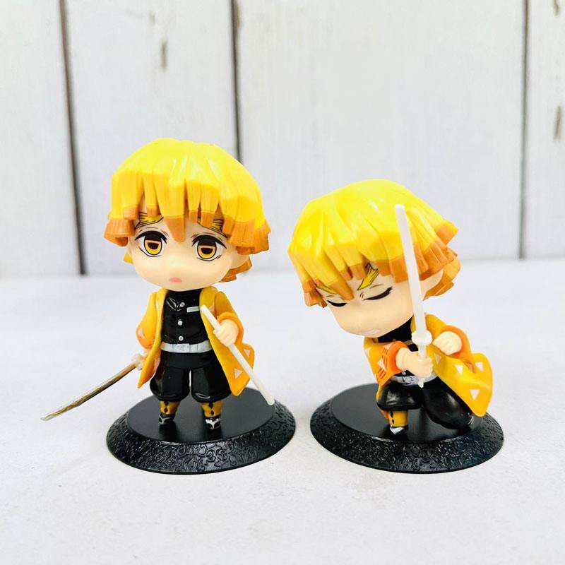 اکشن فیگور طرح کارکترهای انیمه Demon Slayer کد 1492 بسته 10 عددی