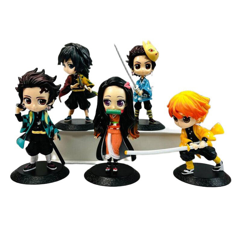 اکشن فیگور طرح Demon Slayer کد 004 بسته 5 عددی
