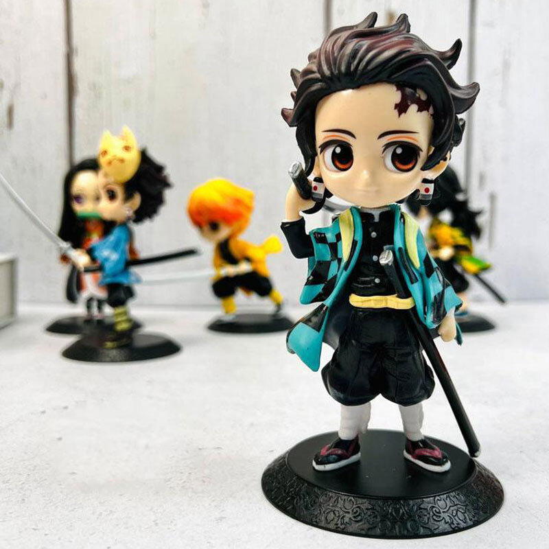 اکشن فیگور طرح Demon Slayer کد 004 بسته 5 عددی