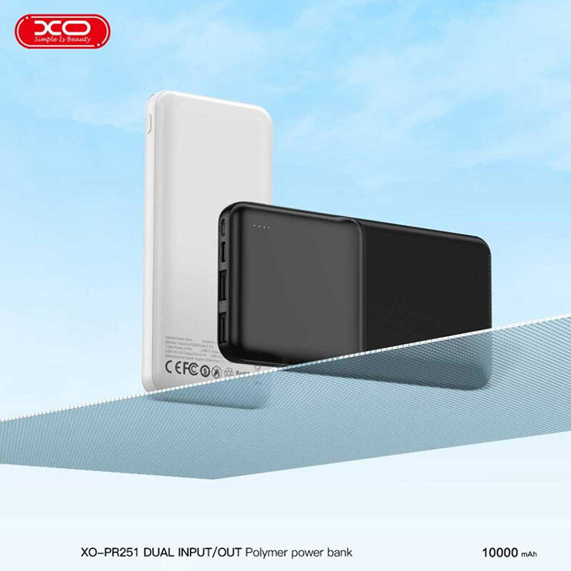 پاور بانک ایکس او XO-PR251 QC PD 10.5W ظرفیت 10000 میلی آمپر ساعت