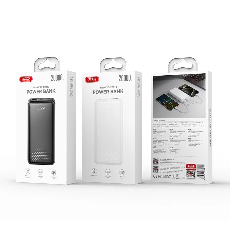 پاور بانک ایکس او XO-PB313 10W ظرفیت 20000 میلی آمپر ساعت