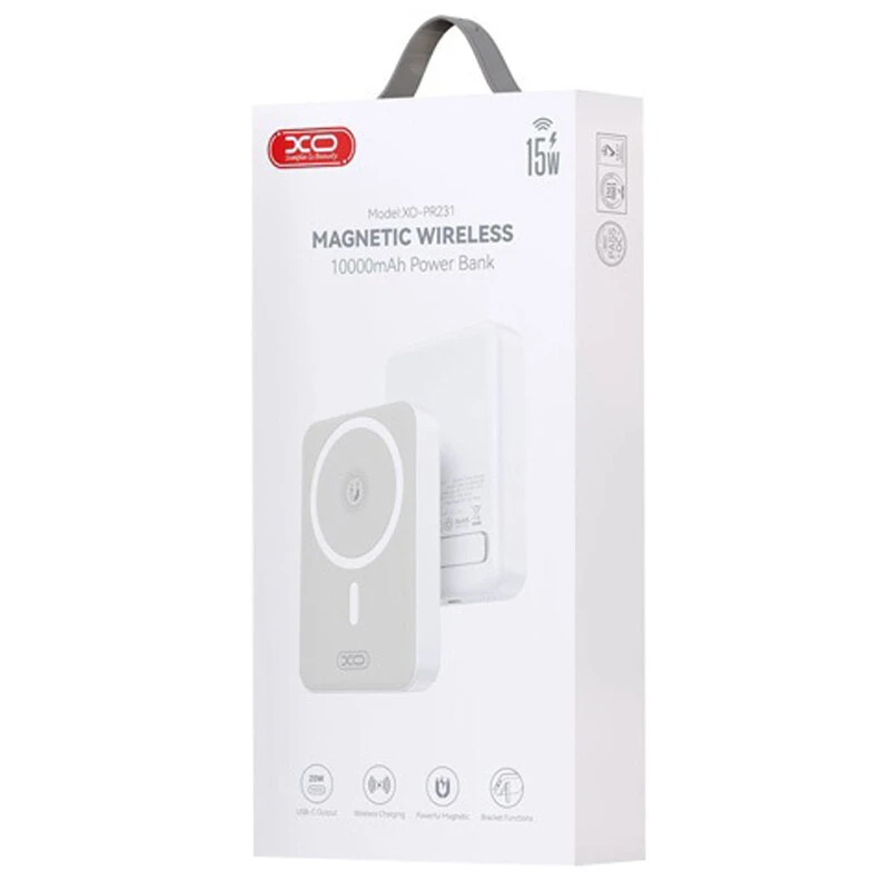 پاور بانک بی سیم فست شارژ ایکس او XO-PR231 PD 20W ظرفیت 10000 میلی آمپر ساعت
