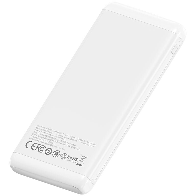 پاور بانک فست شارژ ایکس او XO-PB308 22.5W ظرفیت 10000 میلی آمپر ساعت