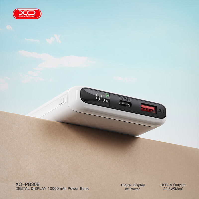 پاور بانک فست شارژ ایکس او XO-PB308 22.5W ظرفیت 10000 میلی آمپر ساعت