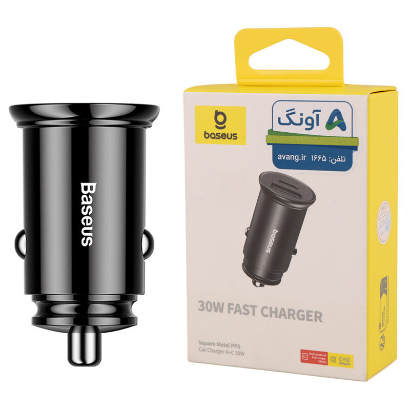 شارژر فندکی فست شارژ Baseus CCALL-BS QC3.0 PD 5A 30W