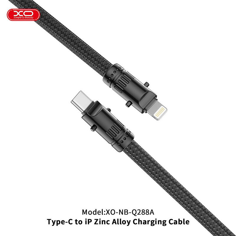 کابل تایپ سی به لایتنینگ فست شارژ 27 وات ایکس او XO-NB-Q288A طول 1.2 متر