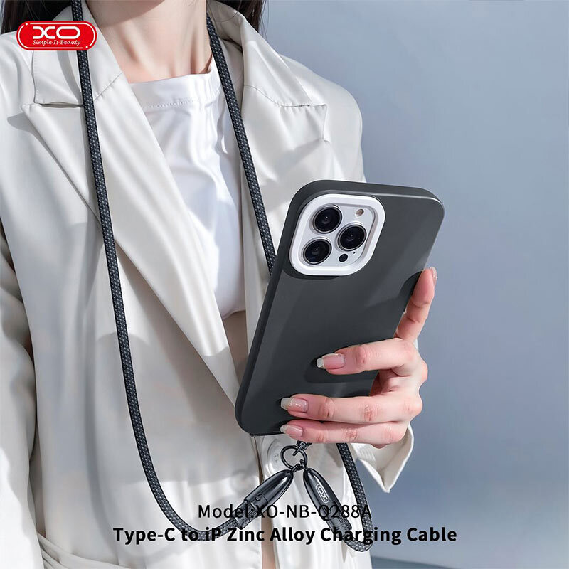 کابل تایپ سی به لایتنینگ فست شارژ 27 وات ایکس او XO-NB-Q288A طول 1.2 متر