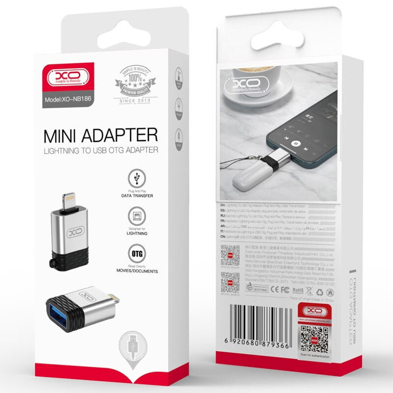 تبدیل USB OTG به لایتنینگ ایکس او XO-NB186