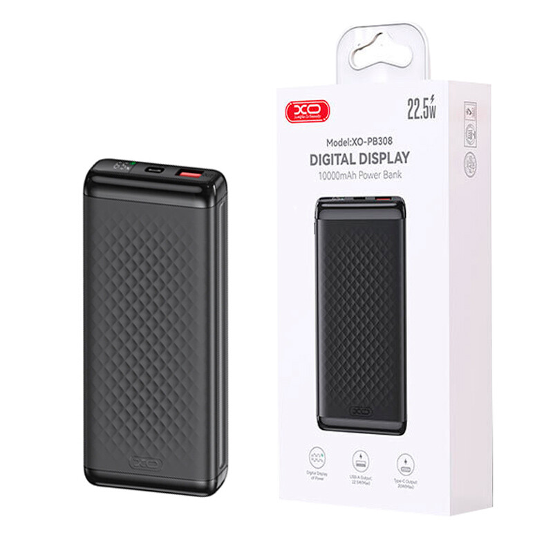 پاور بانک فست شارژ ایکس او XO-PB308 22.5W ظرفیت 10000 میلی آمپر ساعت