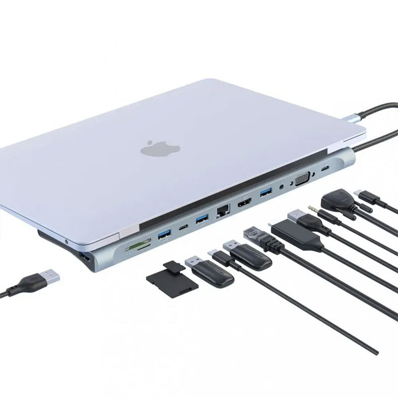 هاب 12 پورت Type-C ایکس او XO-HUB010