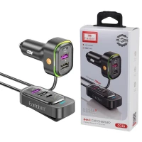 شارژر فندکی فست شارژ Earldom ES-CC26 6Port 3.1A QC4.0 PD 66W
