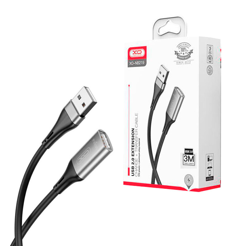کابل افزایش طول USB ایکس او XO-NB219 طول 3 متر