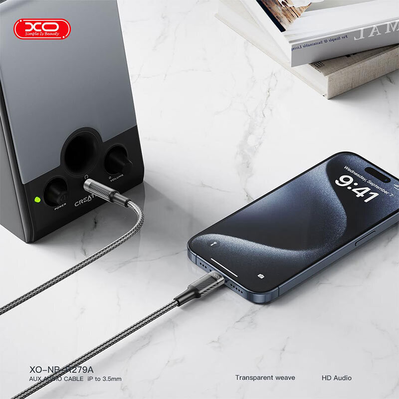 کابل تبدیل Lightning به AUX ایکس او XO-NB-R279A طول 1 متر