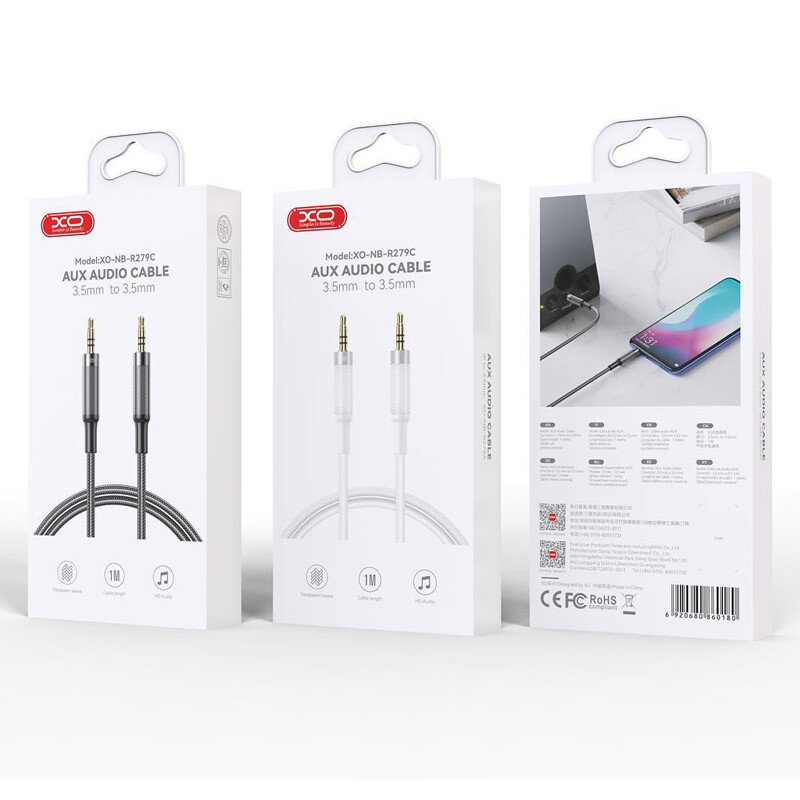 کابل AUX ایکس او XO-NB-R279C طول 1 متر