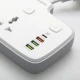 چند راهی 2 خانه انرجایزر EPB2503EU + شارژر USB و Type-C