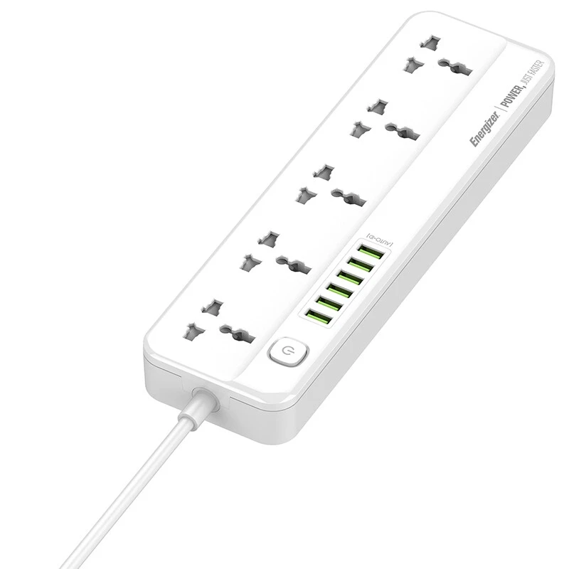 چند راهی 5 خانه انرجایزر EPB2505EU با کابل 2 متری + شارژر USB