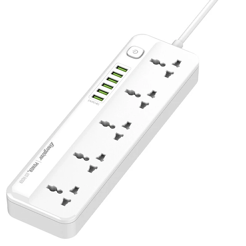 چند راهی 5 خانه انرجایزر EPB2505EU با کابل 2 متری + شارژر USB