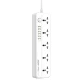 چند راهی 5 خانه انرجایزر EPB2505EU با کابل 2 متری + شارژر USB