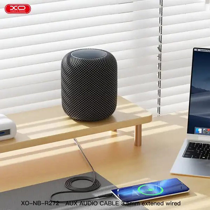 کابل AUX ایکس او XO-NB-R272 یکسر L طول 1 متر