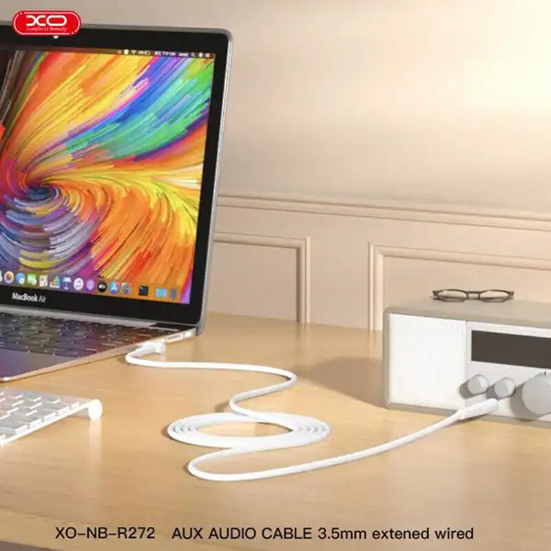کابل AUX ایکس او XO-NB-R272 یکسر L طول 1 متر