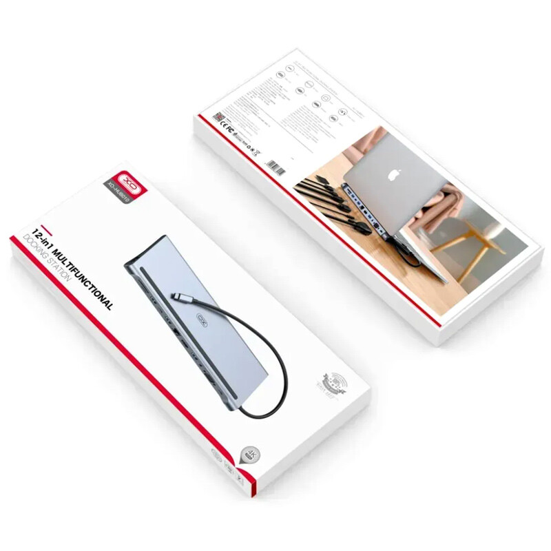 هاب 12 پورت Type-C ایکس او XO-HUB010