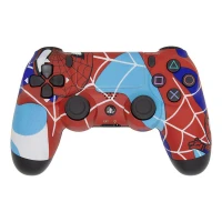 دسته بازی بی سیم SONY PlayStation 4 DualShock 4 High Copy طرح Spider Man کد 15