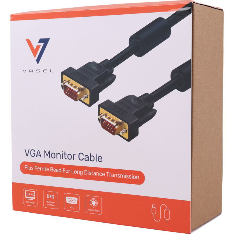 کابل VGA واصل Vasel طول 10 متر