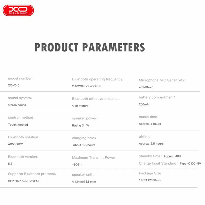 هندزفری بلوتوثی ایکس او XO-X40
