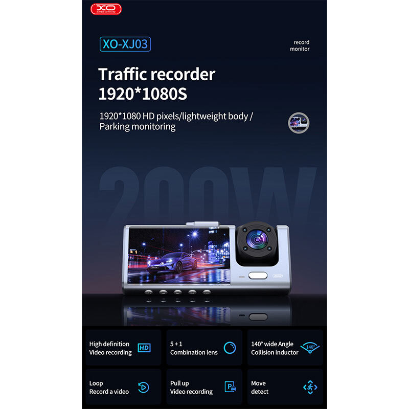 دوربین خودرو ایکس او XO-XJ03