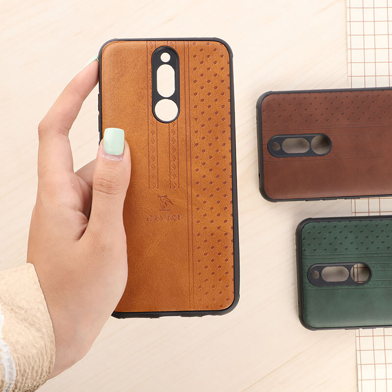 قاب چرمی Canary شیائومی Redmi 8 محافظ لنزدار