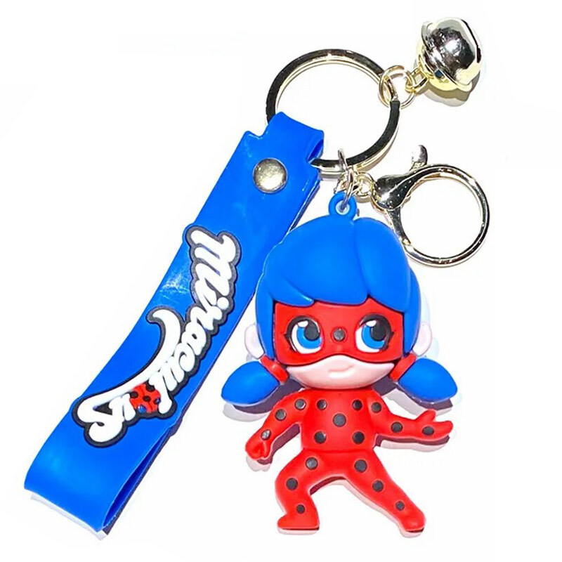 جاکلیدی سیلیکونی طرح Ladybug & Cat Noir Miraculous بسته 2 عددی