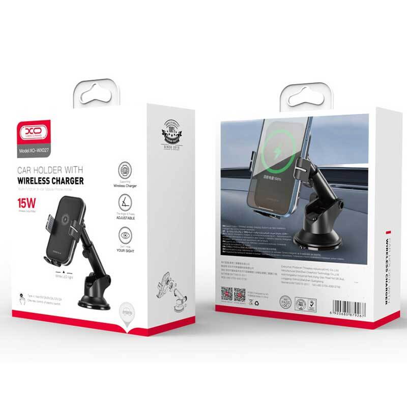 هولدر و شارژر وایرلس 15 وات ایکس او XO-WX027
