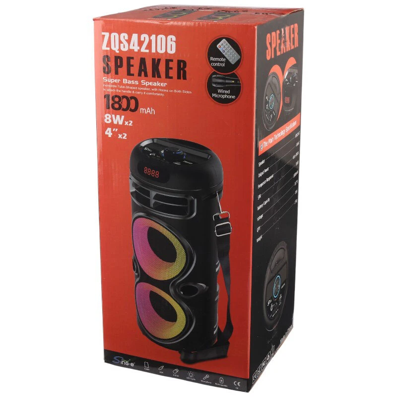 اسپیکر بلوتوثی سینگ ای ZQS42106 + میکروفون و ریموت کنترل