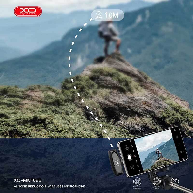 میکروفون یقه ای بی سیم XO XO-MKF08B