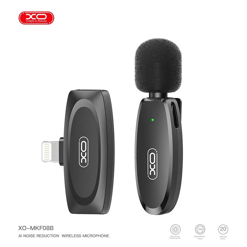 میکروفون یقه ای بی سیم XO XO-MKF08B