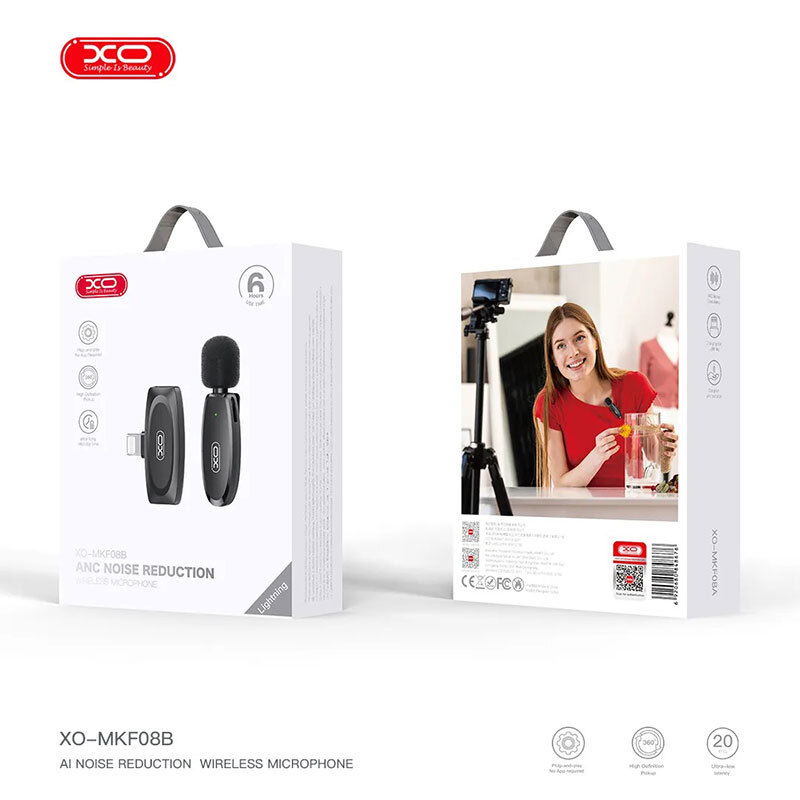 میکروفون یقه ای بی سیم XO XO-MKF08B