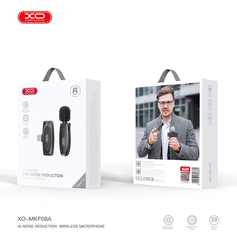 میکروفون یقه ای بی سیم XO XO-MKF08A