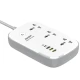 چند راهی 3 خانه انرجایزر EPB2502EU با کابل 2 متری + شارژر USB و Type-C