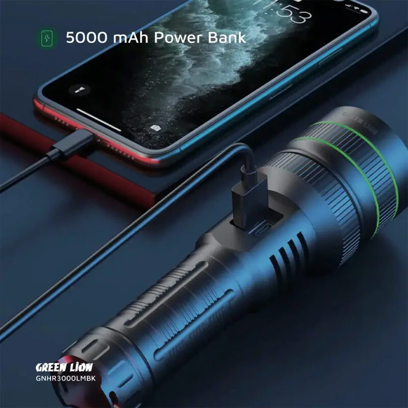 چراغ قوه شارژی Green Lion Hyper Ray Pro
