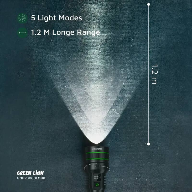 چراغ قوه شارژی Green Lion Hyper Ray Pro