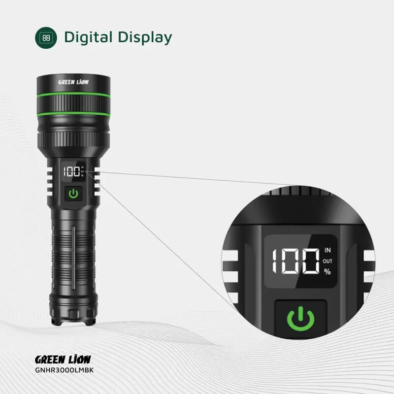 چراغ قوه شارژی Green Lion Hyper Ray Pro