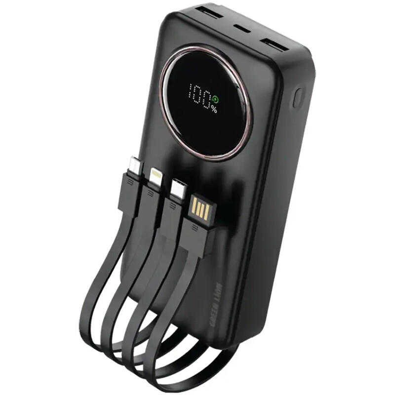 پاور بانک فست شارژ گرین لاین Power Pulse PD QC3.0 22.5W ظرفیت 20000 میلی آمپر ساعت