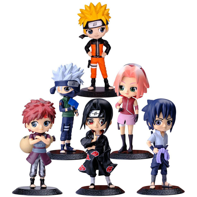 اکشن فیگور طرح Naruto کد 82102 بسته 6 عددی