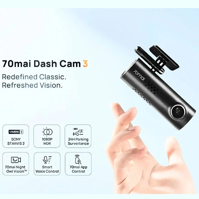 دوربین خودرو شیائومی 70mai Dash Cam 3 M200