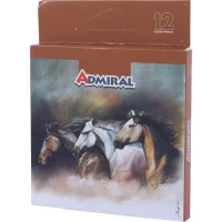 مداد رنگی 12 رنگ کوتاه آدمیرال 761C