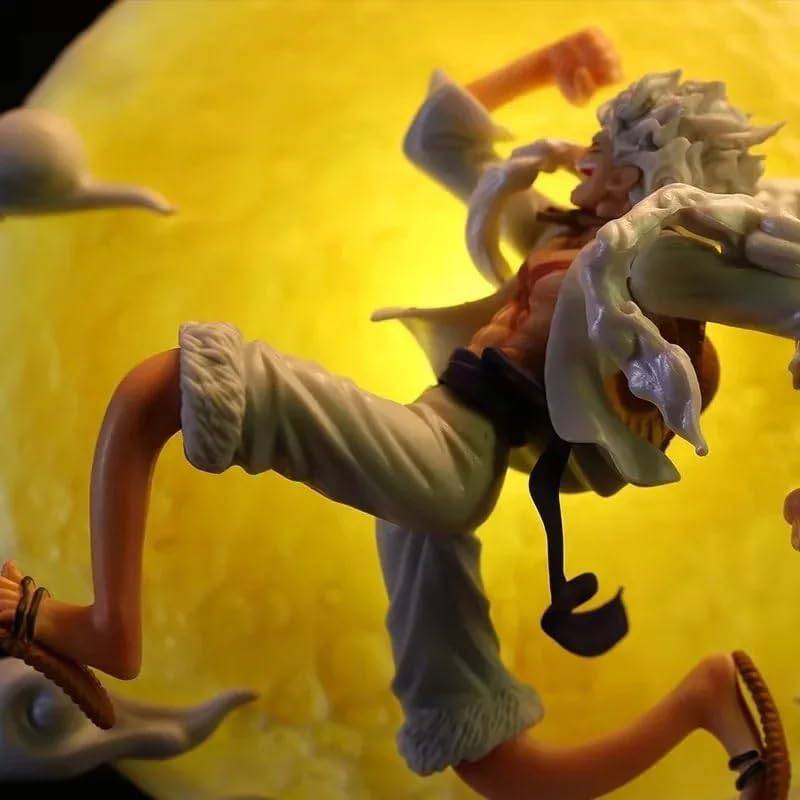 اکشن فیگور طرح One Piece Luffy Gear 5 Short Flying Moon Cloud کد B43