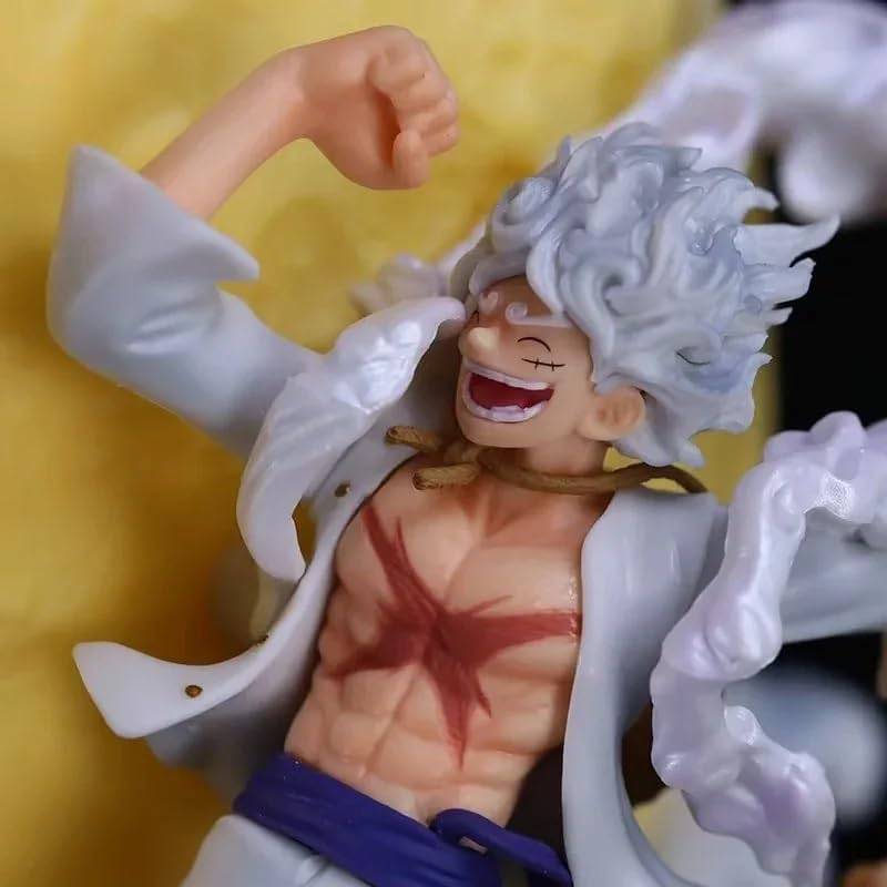اکشن فیگور طرح One Piece Luffy Gear 5 Short Flying Moon Cloud کد B43