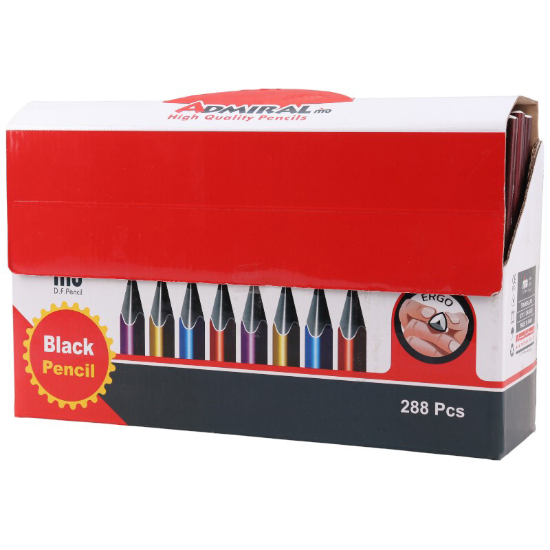 مداد مشکی آدمیرال Admiral 939M بسته 288 عددی